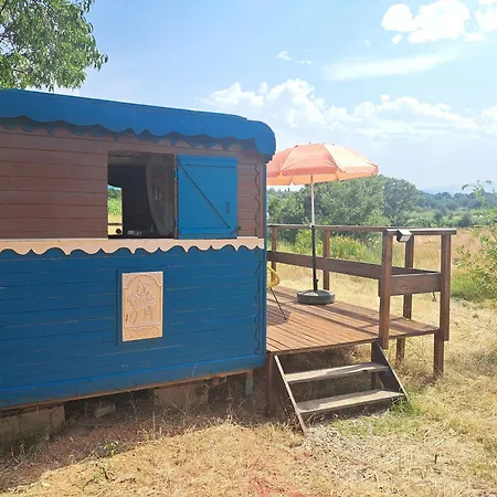 Tiny House Roulotte Pleine Campagne Dans Ferme Biologique * 튀르